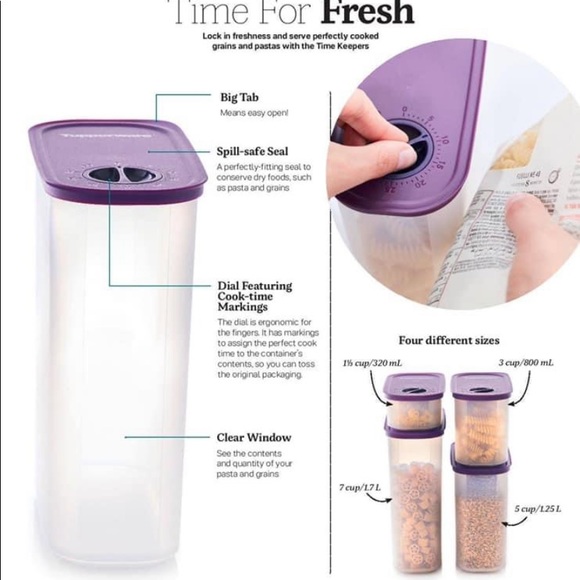 Tupperware Time Keepers Modular Mates Set of 2 New - Picture 10 of 11